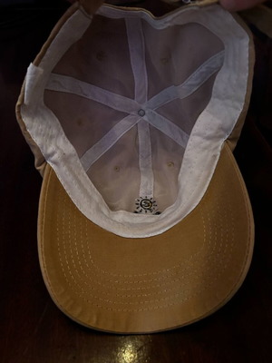 Beige hat used, size L