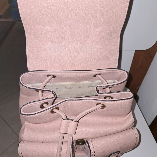 Guess pink backpack like new with metal details
