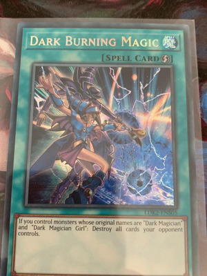 Dark Burning Magic κάρτα Yu-Gi-Oh καινούργια, secret rare