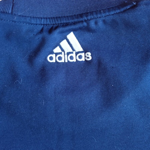 Adidas men's shirt size M like new, blue synthetic material