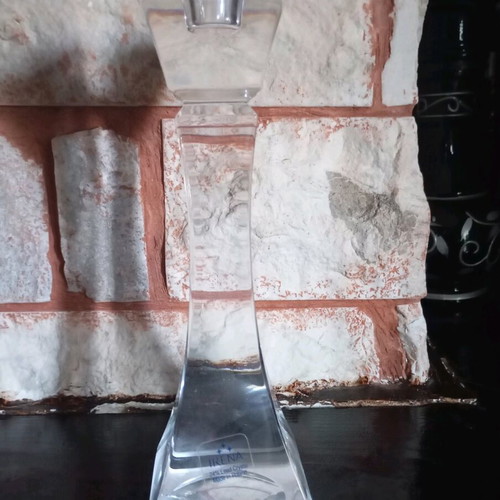 Crystal candlestick like new, collectible