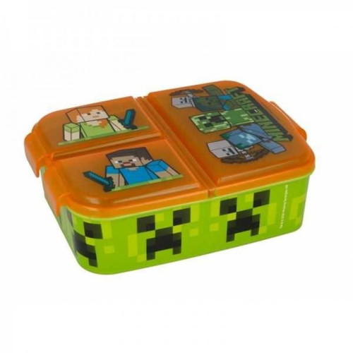 Euromi Minecraft multi compartment sandwich box new, factory sealed