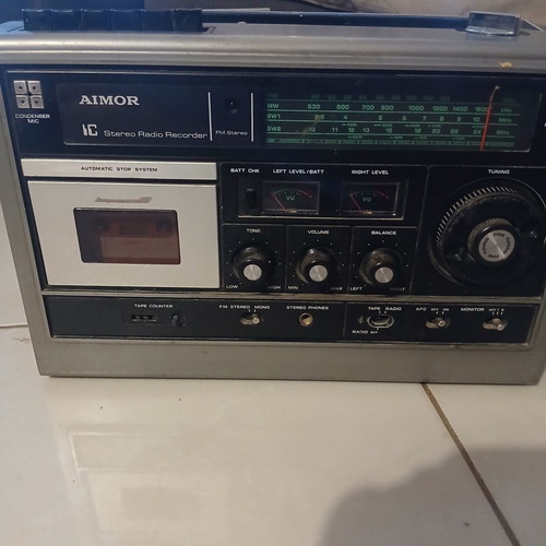 AIMOR radio used, for spare parts, 1970