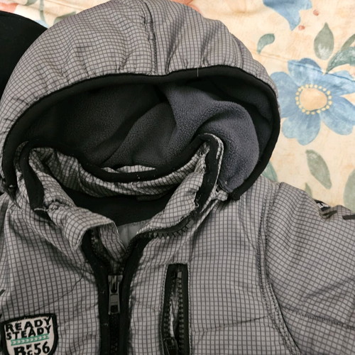 Children's gray jacket used, 18-24 months, thick