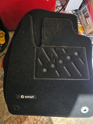 Floor mats for Smart 453 new, 2 pieces with fasteners