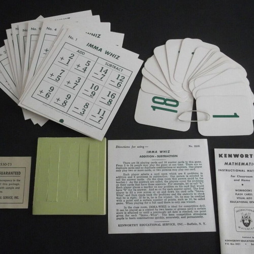 Imma Whiz Vintage Educational Math Game used, multiplication and division