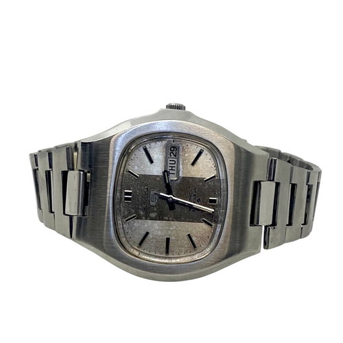 Seiko 5 N7 automatic watch used, beige dial