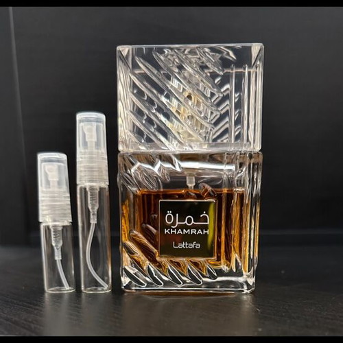 Lattafa Khamrah authentic decant perfume 3ml/5ml samples on order