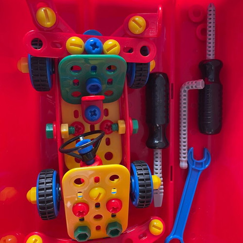 Quercetti Tecno Kit construction toy like new