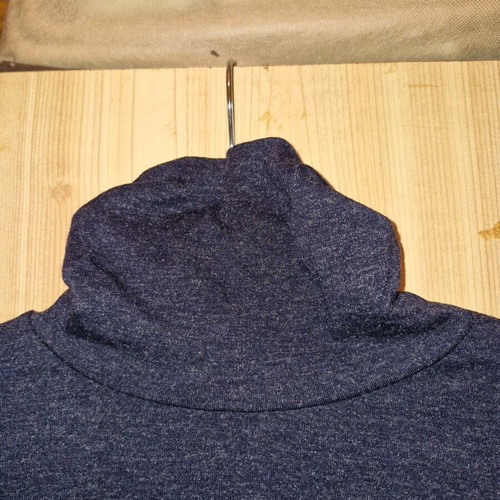 Noobass blouse long-sleeve with turtleneck and bell sleeve, like new, size M