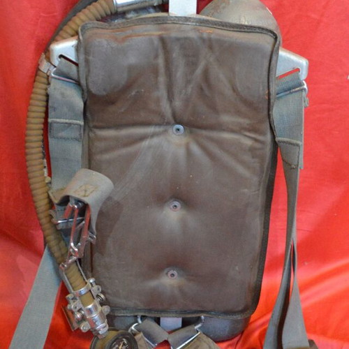 Oxygen bottles with mask and fire hose, like new