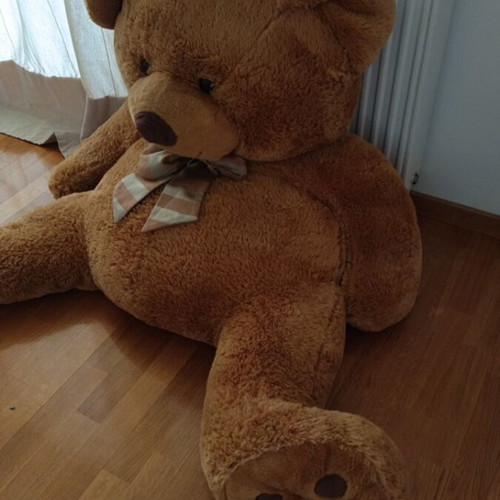 Giant plush teddy bear like new, 110 cm height