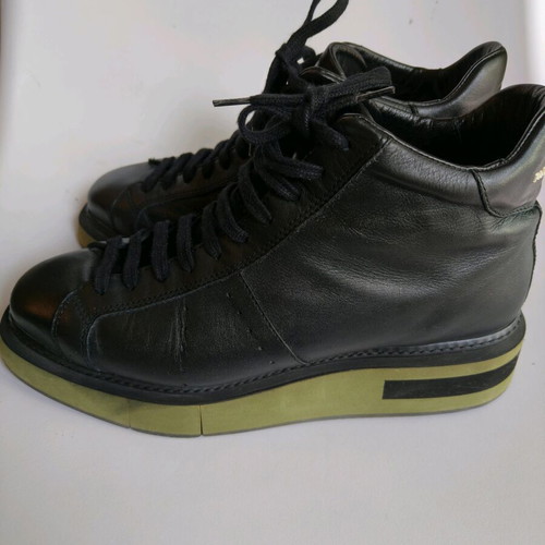 Paloma Barceló leather ankle boot like new, size 40, black-green