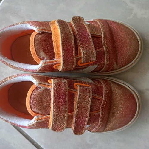 Vans glitter girls' sneakers size 26 used
