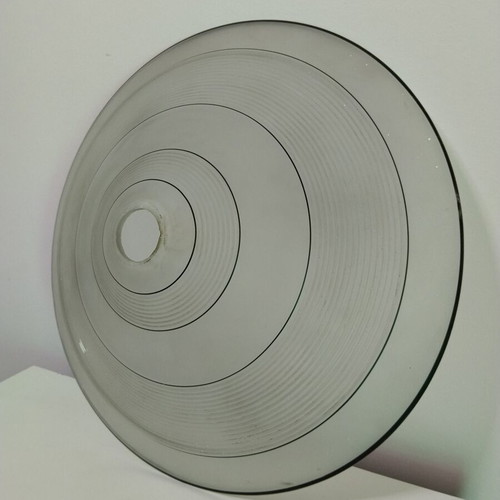 Glass Ceiling Light Shade used, 46x13 cm