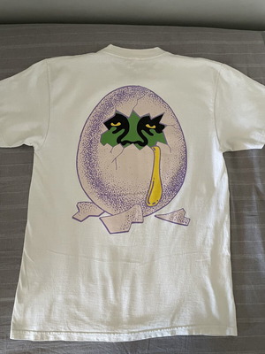 Obey Broken Yolk Classic T-Shirt like new, white, size M
