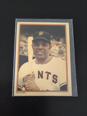 1985 Topps Willie Mays collector card like new