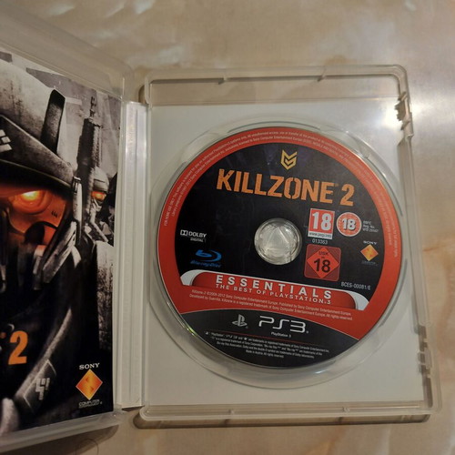 Killzone 2 PS3 game used with manual