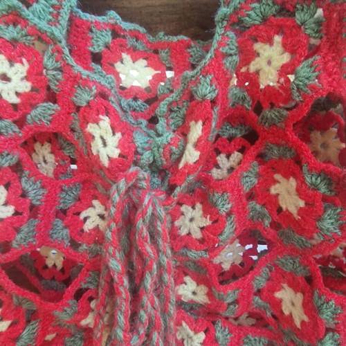 Women's blouse handmade in perfect red color, size S