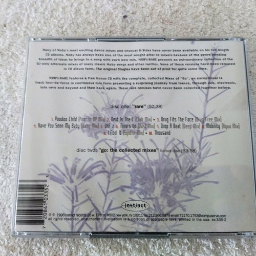 Moby pack of 4 CDs like new, electronic music