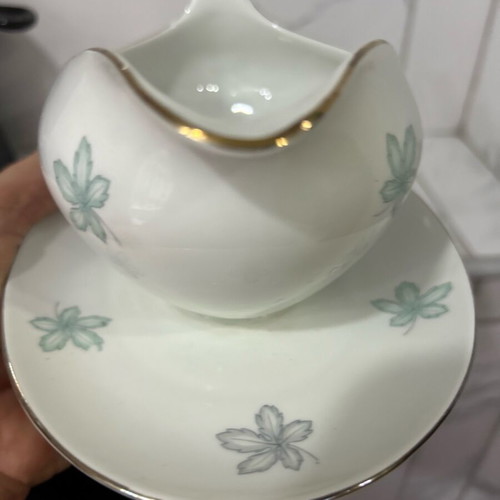 Bavaria sauce boat new with built-in saucer