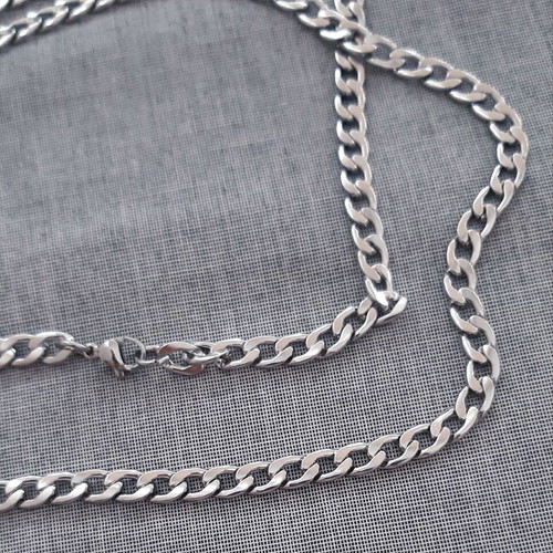 Necklace chain 71cm stainless steel silver new