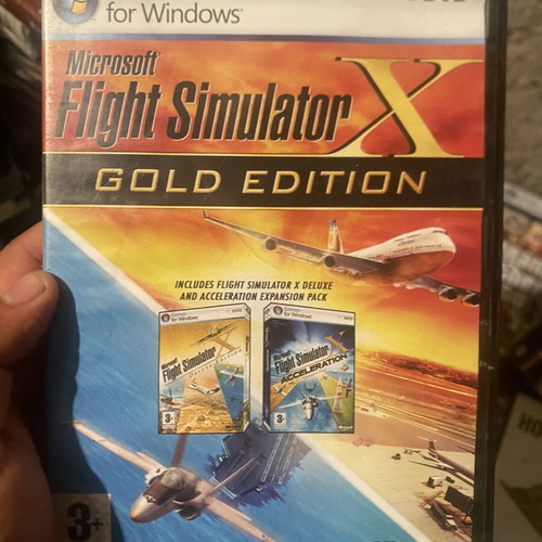 Flight Simulator X Gold Edition PC like new