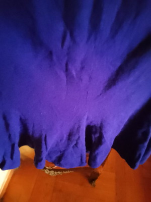 Angora knitted purple skirt new, size S