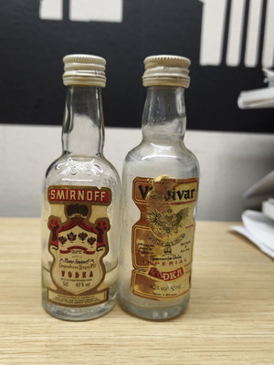 Collectible Vodka Bottles 50ml vintage, like new