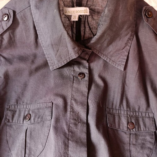 Black women's cotton shirt Small used