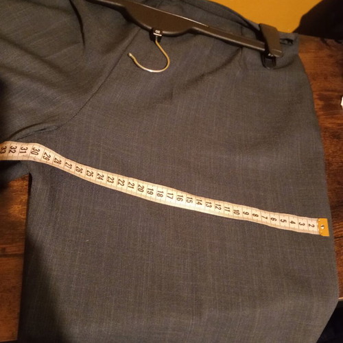 George Essentials pants UK 14 EUR 42, like new, grey with subtle white lines
