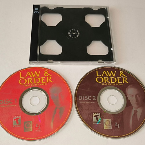 Law & Order: Dead on the Money PC game used, adventure