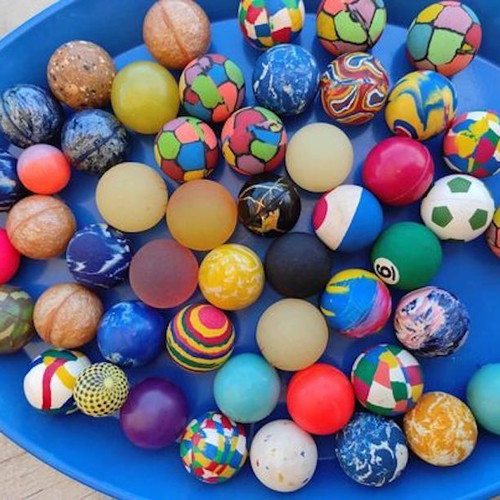 Bouncy Balls like new, pack of 50 colorful balls