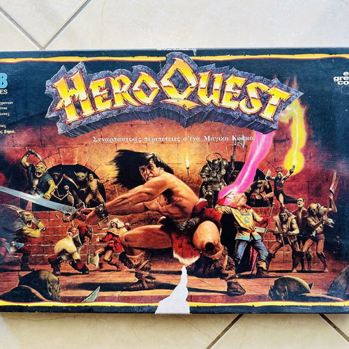 Hero Quest board game MB Games El Greco 1991