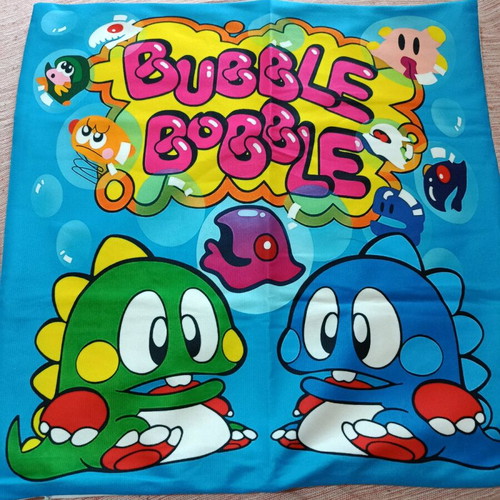 Bubble Bobble pillowcase new polyester with zipper