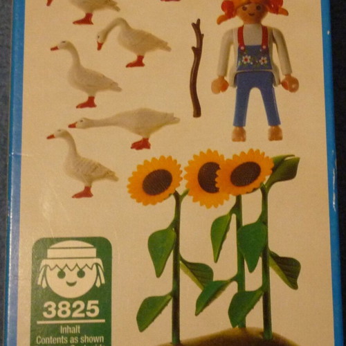 Playmobil 3825 Farm Girl & Geese new, sealed