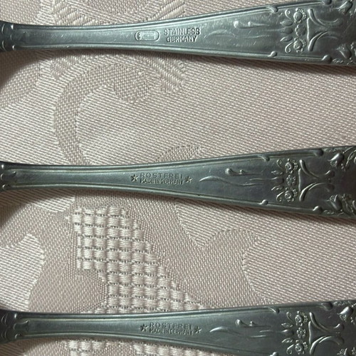 Silkema knife and 3 forks used, vintage