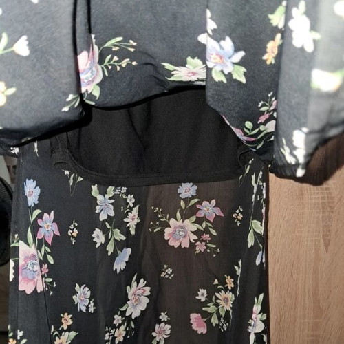 H&M long skirt with floral print