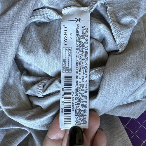 Oysho leggings size large grey like new