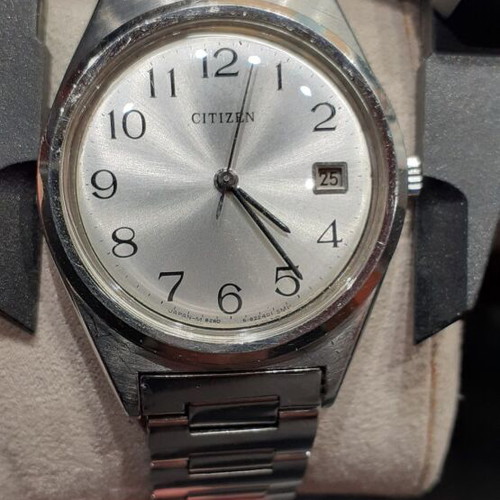 Citizen 70s watch steel used manual winding 39mm
