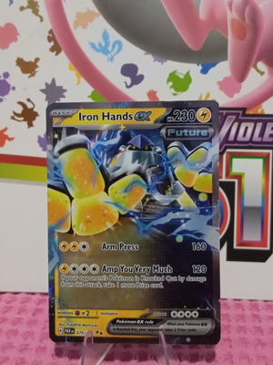 Iron Hands ex (PAR 070) Pokemon card Paradox Rift