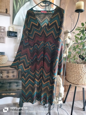 Dress elastic bell sleeve with short green shirt gift used