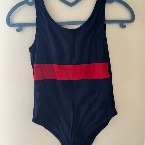 Baywatch bodysuit new, size S, blue and red