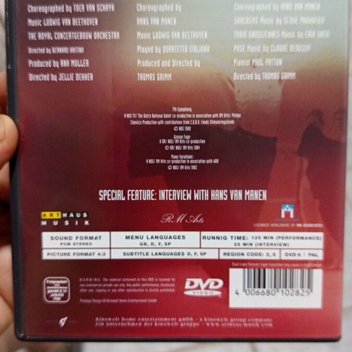 The Dutch National Ballet DVD new, entechno genre