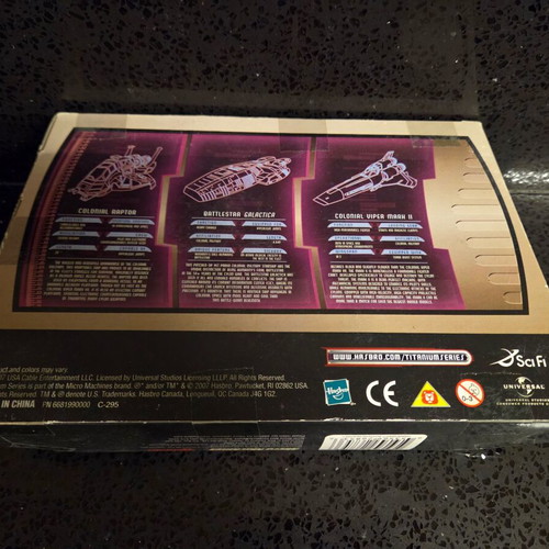Star Wars 35084 Hasbro Titanium Series Battlestar Galactica 3 pcs Micro Machines new