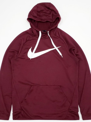Nike Swoosh Dri Fit Training Hoodie red, like new, size S-M