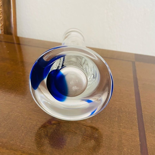 Handmade glass soliflore vase like new, Murano art glass
