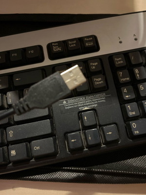 Hp keyboard used with USB, functional
