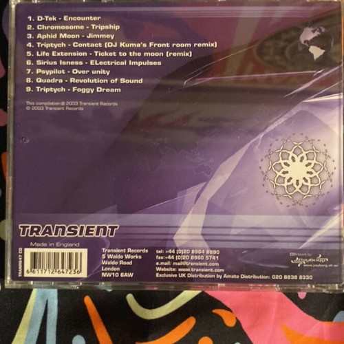 Psychedelic trance CD used, electronic music