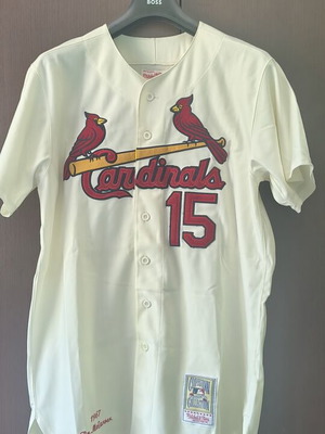 St. Louis Cardinals Tim McCarver 1967 Mitchell & Ness Cooperstown Collection jersey